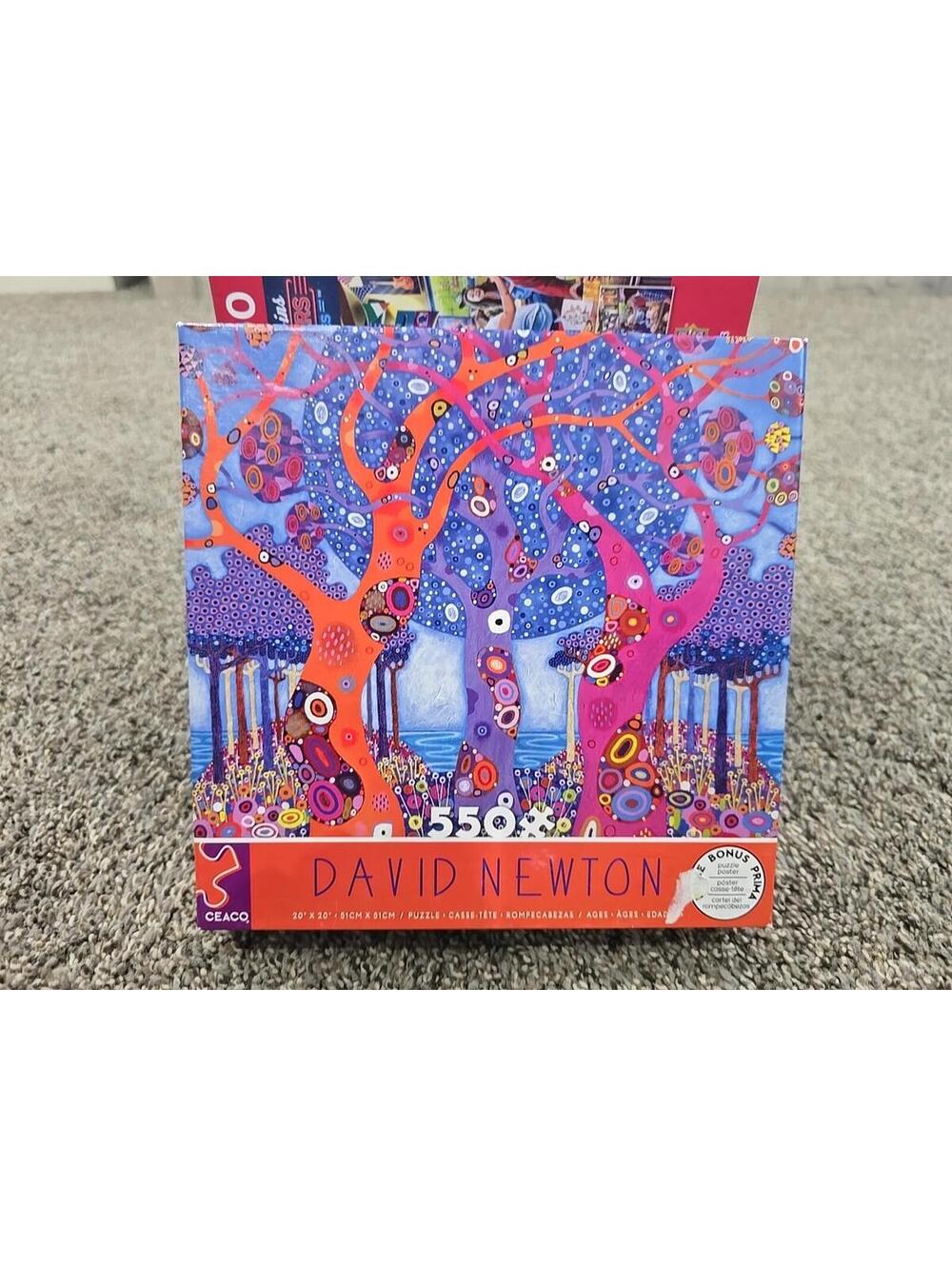 Ceaco Kaleidoforest Puzzle 550 Pc David Newton 20x20 Complete